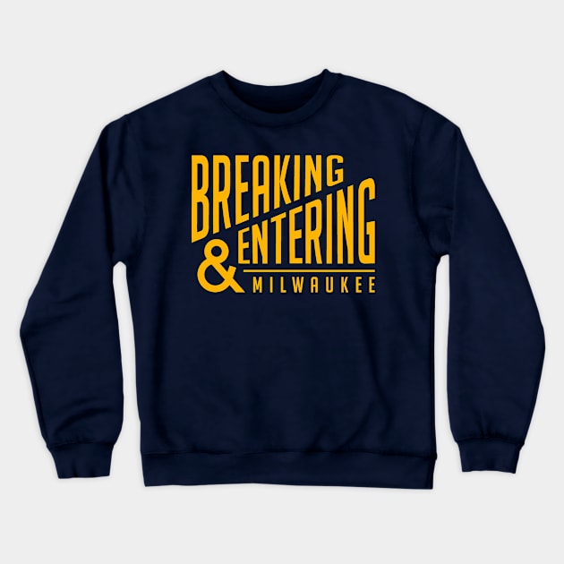 B&E Orange (Spring 2021) Crewneck Sweatshirt by Breaking And Entering